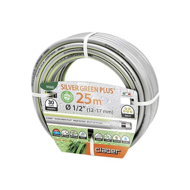 Claber Silver Green Plus 25m Hose - 9060