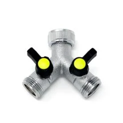 Garden Tap Splitter 2 Way Threaded