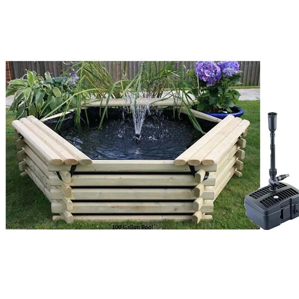 Norlog 100 Gallon Pond With UV Pump